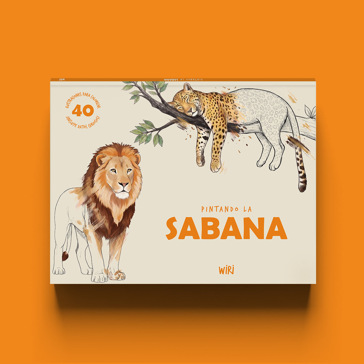 Block para Pintar | ANIMALES DE LA SABANA