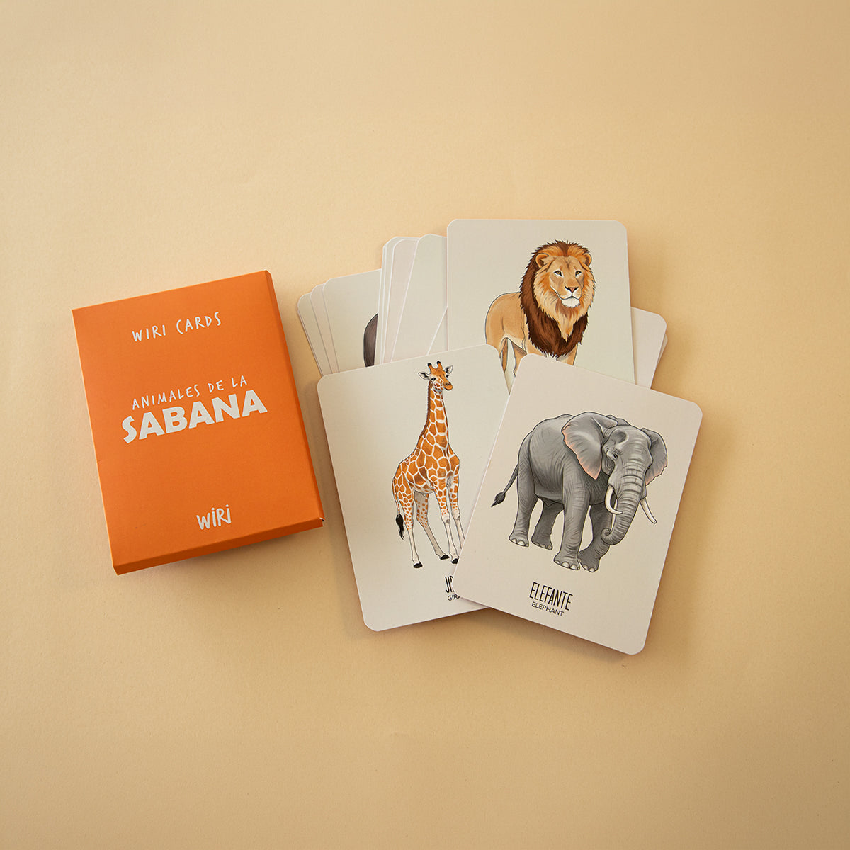 Wiri Cards | ANIMALES DE LA SABANA